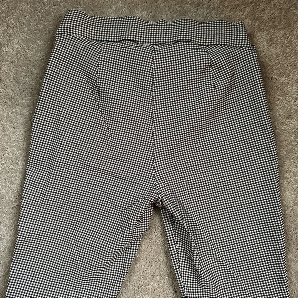 Tommy Hilfiger Brown and White Checkered Pants - Picture 3 of 7